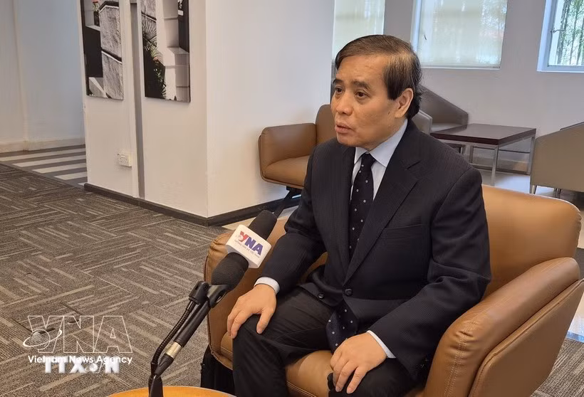 Le professeur Vu Minh Khuong, de l’École de politique publique Lee Kuan Yew de l’Université nationale de Singapour. Photo : VNA