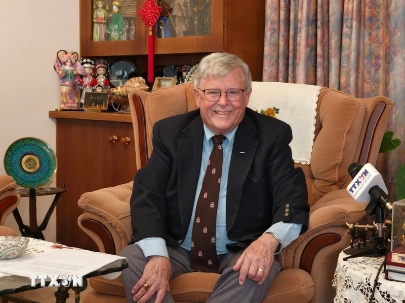 Le professeur Carl Thayer, de l’Académie de défense australienne relevant de l’Université de Nouvelle-Galles du Sud. Photo : VNA