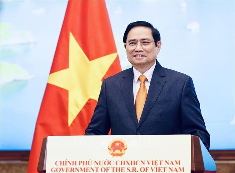 Le Premier ministre Pham Minh Chinh assume la présidence du Comité national de pilotage chargé de la mise en œuvre de la Résolution n°79-NQ/TW du 6 janvier 2026 du Bureau politique relative au développement de l’économie publique. Photo : VNA