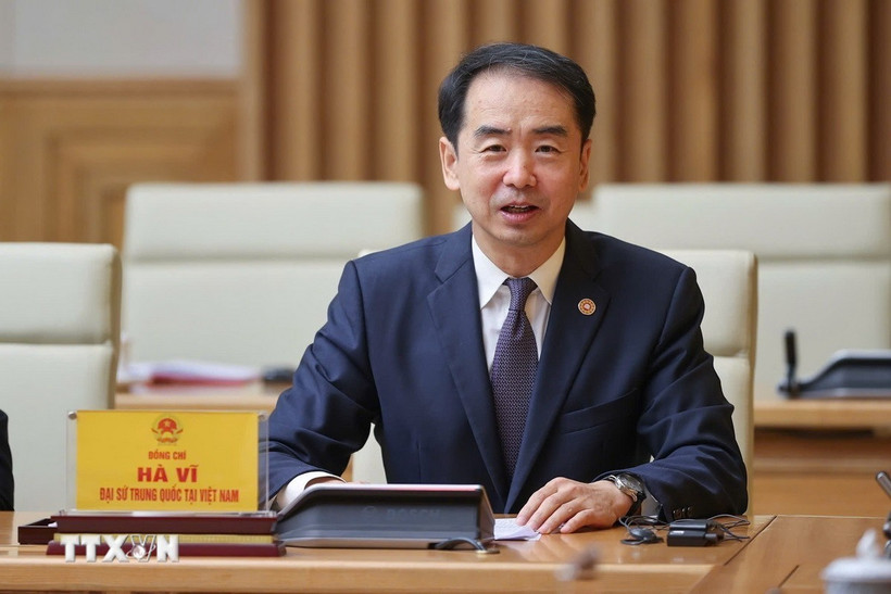 L'ambassadeur de Chine au Vietnam, He Wei. Photo : VNA