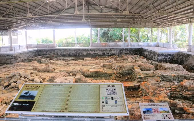 QR, 3D et VR au service de la médiation du site de Gò Cây Thị A. Photo : VNA