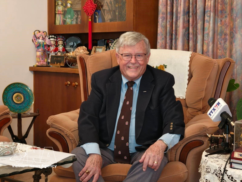 Le Professeur Carl Thayer, de l’Académie australienne de la Défense relevant de l’Université de Nouvelle-Galles du Sud. Photo / VNA