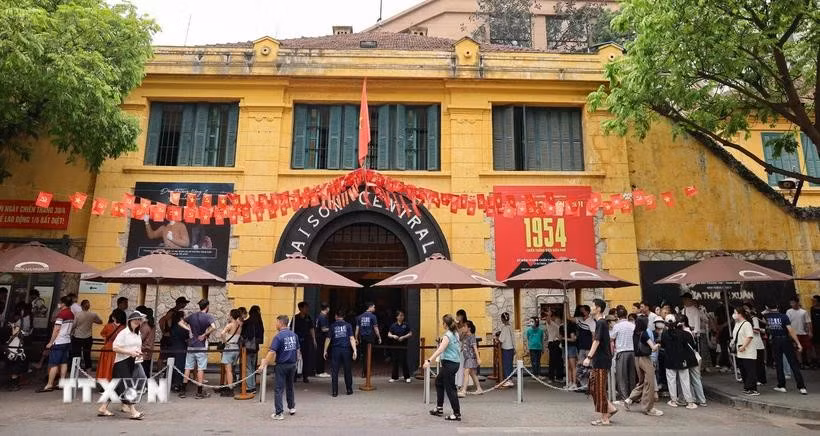 L’ancienne prison de Hoa Lo. Photo: VNA