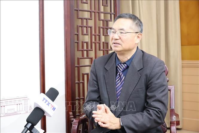 Le professeur et docteur Cheng Hanping, directeur du Centre d’études sur le Vietnam de l’Université des technologies du Zhejiang (Chine). Photo: VNA