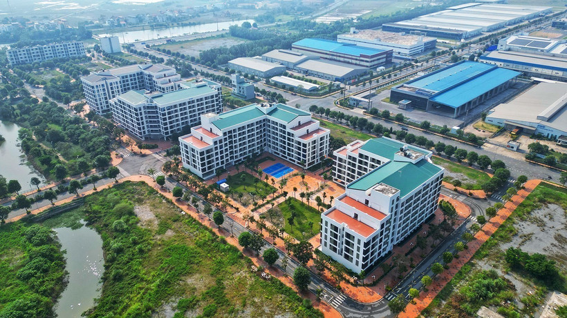 Projet de logements pour les travailleurs du parc industriel Dong Van 4, Photo: VNA