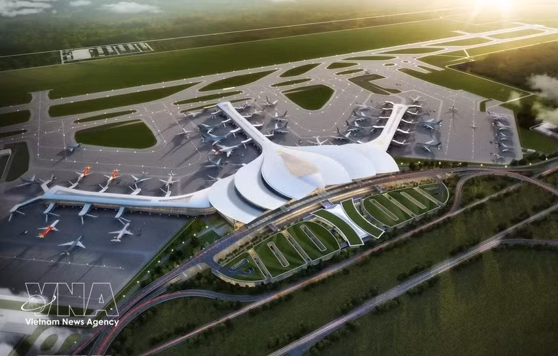L’aéroport international de Long Thanh. Photo: VNA