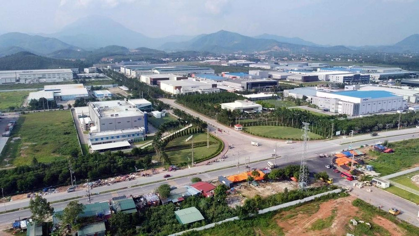 Un parc industriel dans le district de Binh Xuyen, province de Vinh Phuc. Photo : VNA