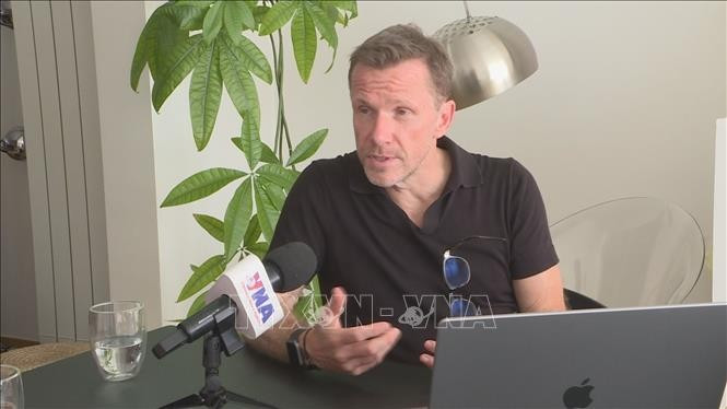 David Grunewald (Université libre de Bruxelles). Photo: VNA