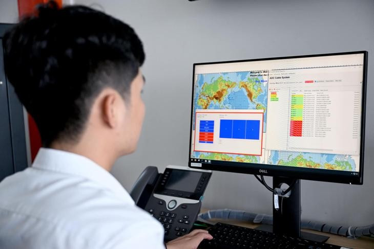 L'ADC représente la plus large bande passante jamais déployée au Vietnam, représentant 125 % la capacité cumulée des cinq câbles opérationnels actuels (IA, AAE-1, APG, AAG et SMW-3). Photo: Viettel