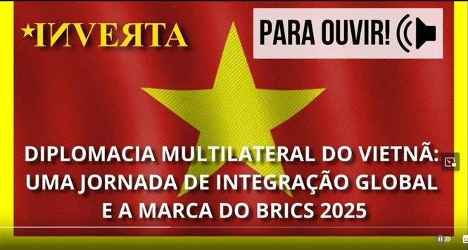 La chaîne de radio INVERTA du Brésil couvre le séjour du Premier ministre Pham Minh Chinh à Rio de Janeiro. Photo : VNA