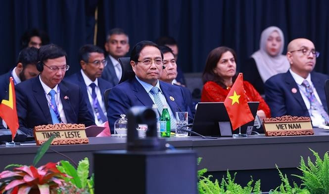 Le Premier ministre Pham Minh Chinh au 22ᵉ Sommet ASEAN – Inde. Photo: VNA