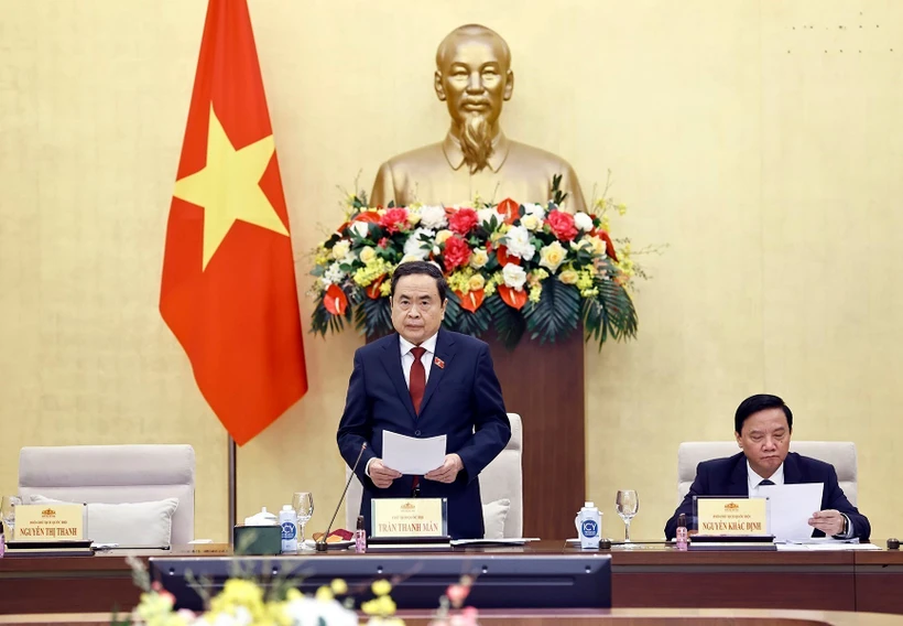 Le président de l'Assemblée nationale, Tran Thanh Man. Photo: VNA