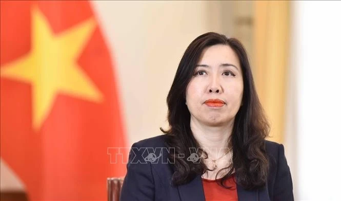 La vice-ministre des Affaires étrangères Le Thi Thu Hang. Photo: VNA