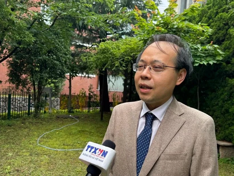 Le professeur Pham Nam Hai, vice-doyen du Département d'électronique de l'Institut des sciences de Tokyo. Photo: VNA