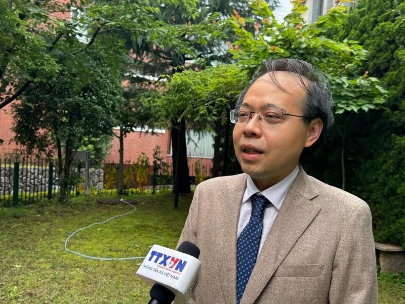 Le professeur Pham Nam Hai, vice-doyen du Département d'électronique de l'Institut des sciences de Tokyo. Photo: VNA