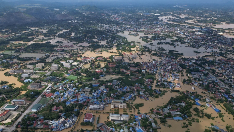 Inondation à Thai Nguyen. Photo: VNA
