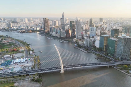 Vue aérienne de Hô Chi Minh-Ville. Photo: daibieunhandan.vn