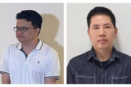 Nguyên Hai Binh (à gauche), directeur général de BH Media Corp, et Vo Van Nam, directeur de la SARL Lululola Entertainment. Photo : baochinhphu.vn