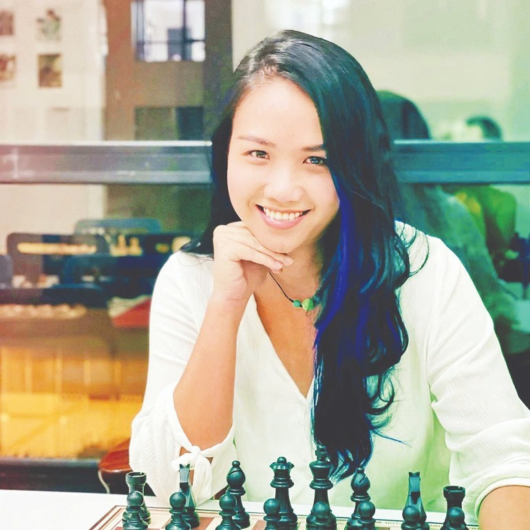 Luong Phuong Hanh, septième Vietnamienne titrée grand maître international féminin (FIDE). Photo : FBNV