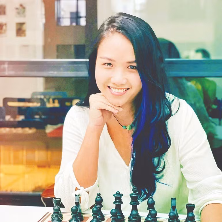 Luong Phuong Hanh, septième Vietnamienne titrée grand maître international féminin (FIDE). Photo : FBNV
