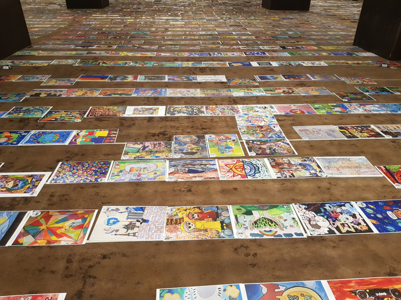 Les œuvres exposées pour l’évaluation. Photos: VOV