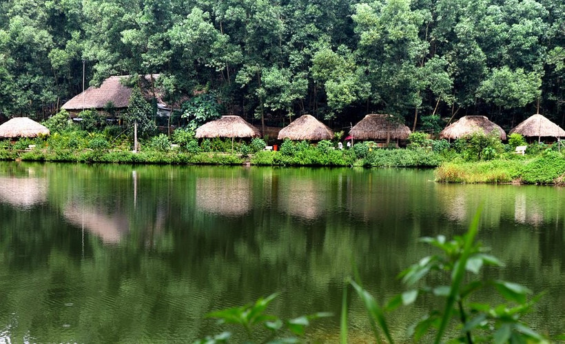 Des maisons sur pilotis dans le village de Thai Hai. Photo: TripAdvisor