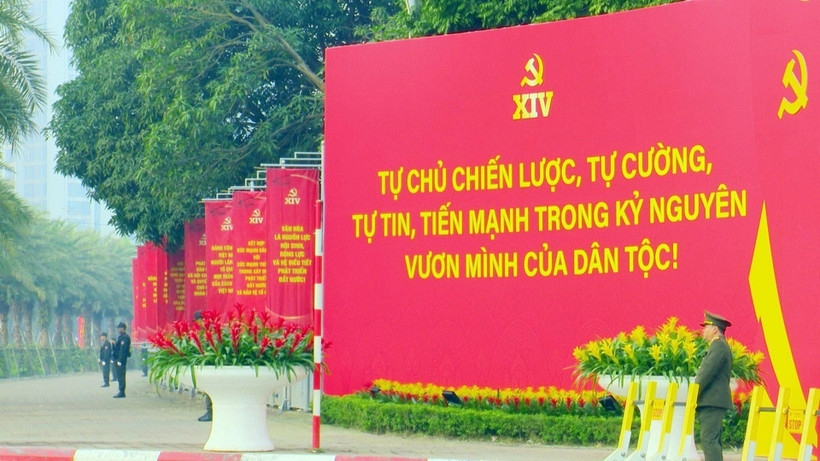 Le 14e Congrès national du Parti se déroulera du 19 au 25 janvier à Hanoi. Photo : VNA