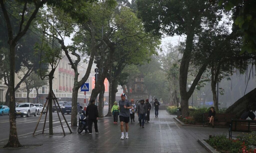 Le froid de retour ce week-end à Hanoi. Photo: VNA 