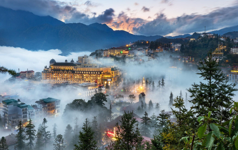 Sa Pa, bourg dans la brume, est une destination incontournable du Nord Vietnam. Photo : ST/CVN