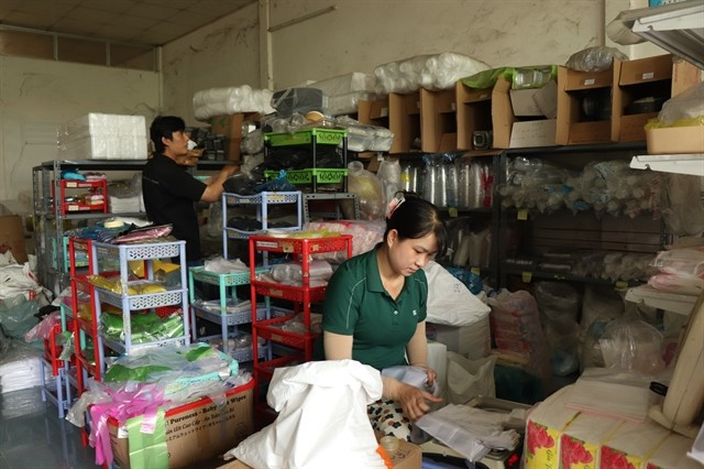 Un ménage commercial à Cân Tho, dans delta du Mékong. Photo : VNA