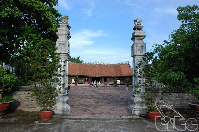 La maison communale de Hàng Kênh vieille de plus de 300 ans est une œuvre architecturale imprégnée du style ancien des maisons communales vietnamiennes. Photo: Autorité nationale du tourisme du Vietnam