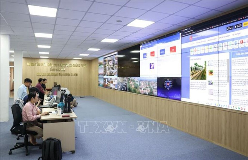 Le centre de gestion urbaine intelligente de la province de Dak Lak. Photo : VNA