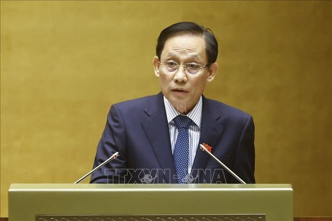 L’Assemblée nationale adopte la loi modifiant et complétant certaines dispositions de la loi sur les traités internationaux. Photo : VNA