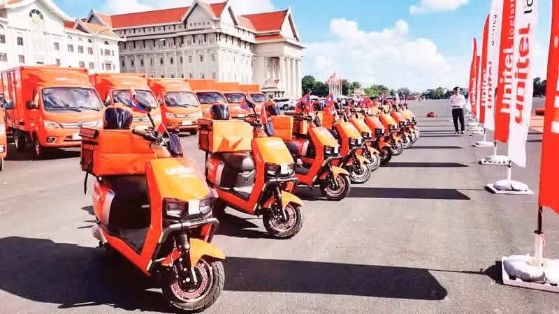 Viettel lance la marque Unitel Logistics au Laos. Photo: NDEL