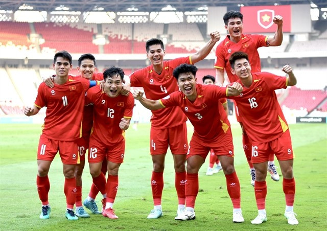 L’équipe vietnamienne des moins de 23 ans est prête à défendre son titre au Championnat de l’ASEAN de football des moins de 23 ans 2025. Photo : VFF