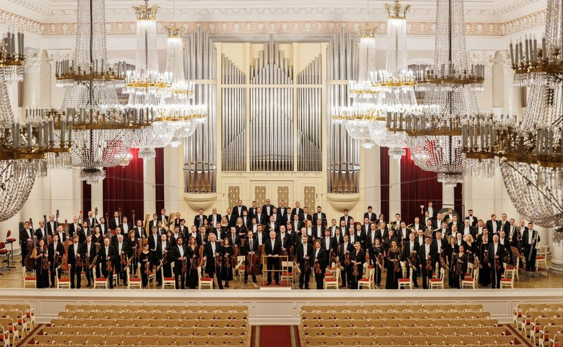 L’Orchestre philharmonique de Saint-Pétersbourg, le plus ancien et le plus prestigieux orchestre symphonique de Russie. Photo : Orchestre philharmonique de Saint-Pétersbourg