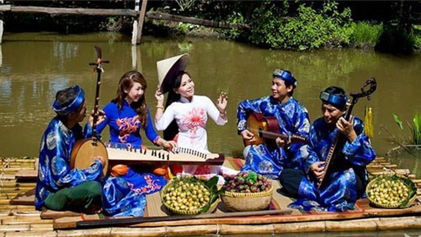 Une représentation du don ca tài tu (chant des amateurs du Sud). Photo: moitruongdulich.vn