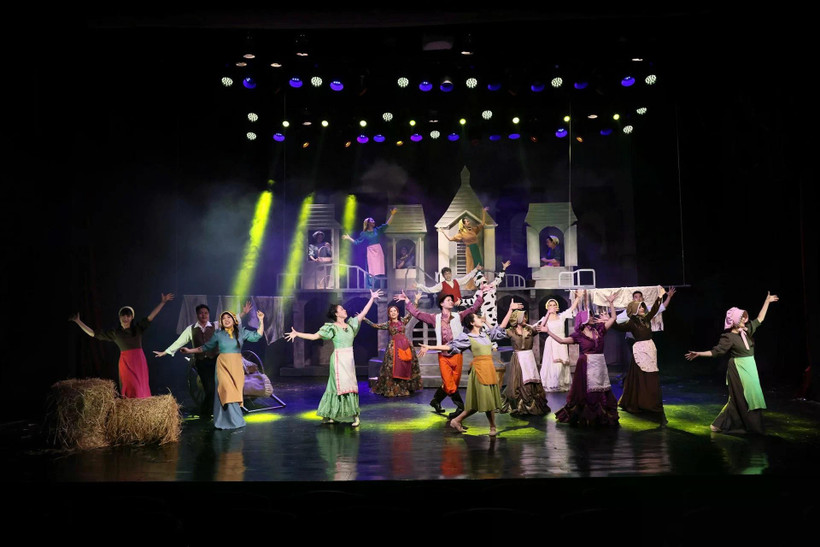 Une scène de «Sans Famille» du Théâtre de la jeunesse. Photo: le Théâtre de la Jeunesse