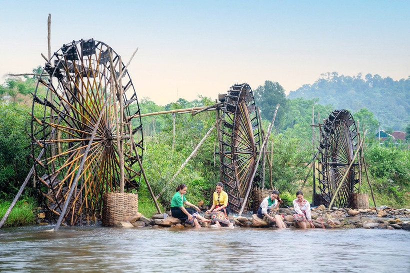 Des norias des Thaï à Quy Châu, province de Nghê An. Photo : giaoducthoidai.vn
