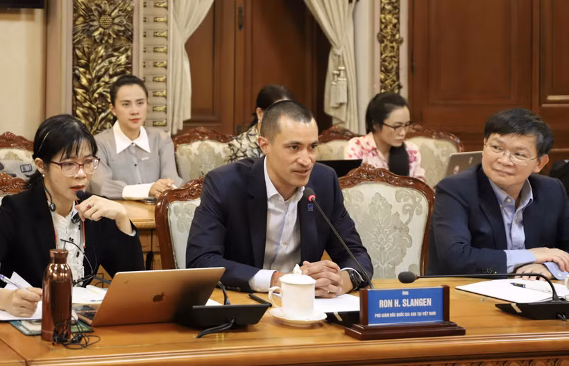 Le directeur adjoint national du BAD au Vietnam, Ron H. Slangen. Photo: VNA