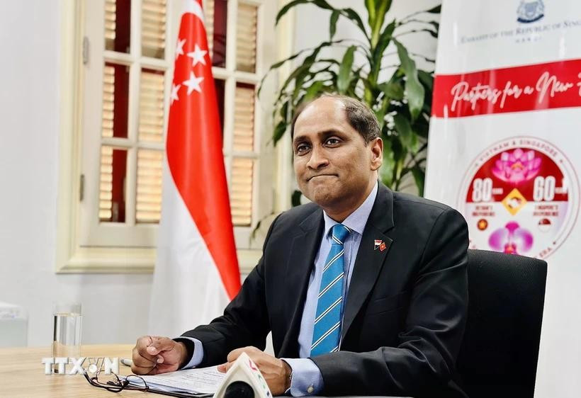 L’ambassadeur de Singapour au Vietnam, Jaya Ratnam. Photo: VNA