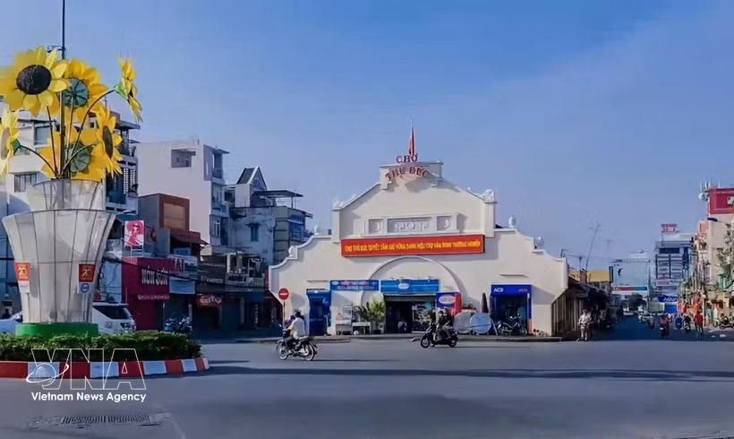Un coin du quartier de Thu Duc, à Hô Chi Minh-Ville. Photo : VNA