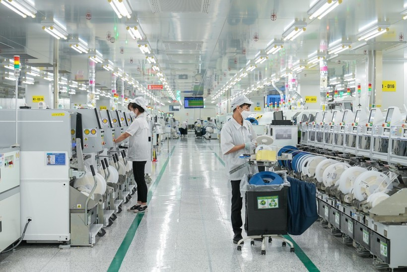 La productivité du travail dans l’ensemble de l’économie devrait atteindre 245 millions de dôngs par travailleur en 2025. Photo : VietnamPlus