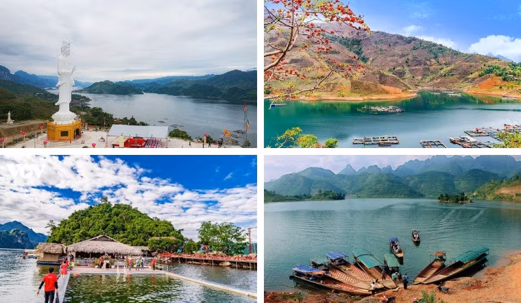 Quynh Nhai mise sur le développement de l'écotourisme, en harmonie avec le tourisme spirituel autour du lac du barrage de Son La. Photo: Internet