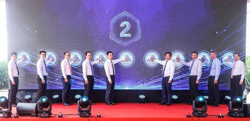 La cérémonie de lancement du projet de Fab-lab s’est tenue dans le parc logiciel no 2 de Da Nang. Photo : baodanang.