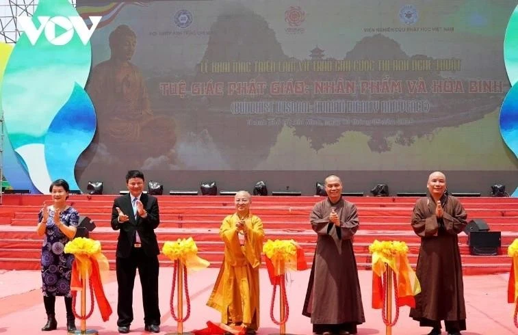 Ouverture du Festival culturel bouddhiste, à Hô Chi Minh-Ville, le 3 mai. Photo : VOV