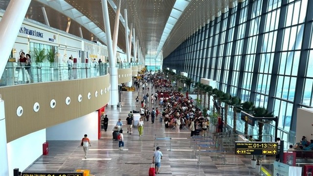 Au Terminal T3 de l’aéroport international de Tân Son Nhât. Photo : VNA