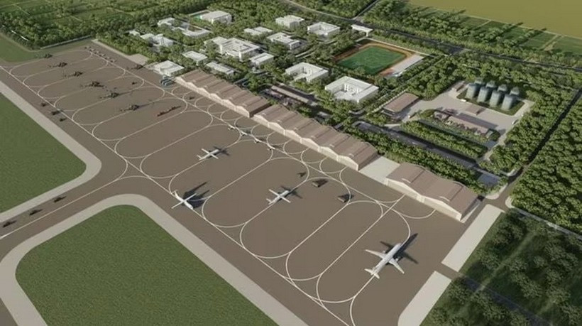 Image d’artiste de l’aéroport de Gia Binh