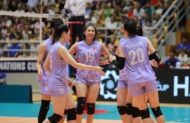 Grâce à ses victoires à la Coupe des Nations de l’AVC de Hanoï, le Vietnam atteint son meilleur classement mondial. Photo : comité d’organisation