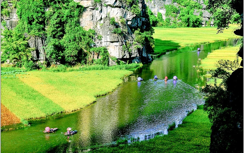 Tam Côc, province de Ninh Binh. Photo: moitruongdulich.vn